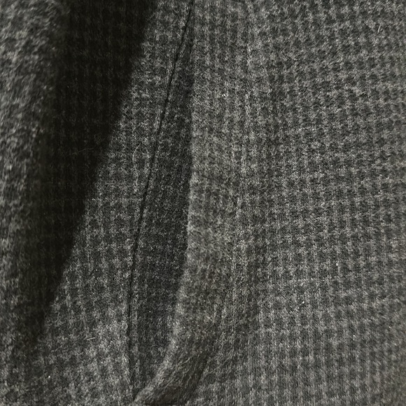 Carnoustie Golf Links large gray/black plaid fully lined half zip sweater/jacket - Picture 3 of 9